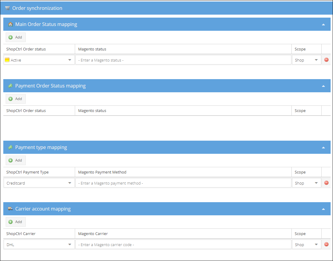 magento-shop-mapping