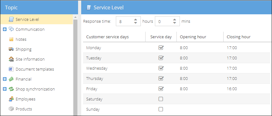 service-level