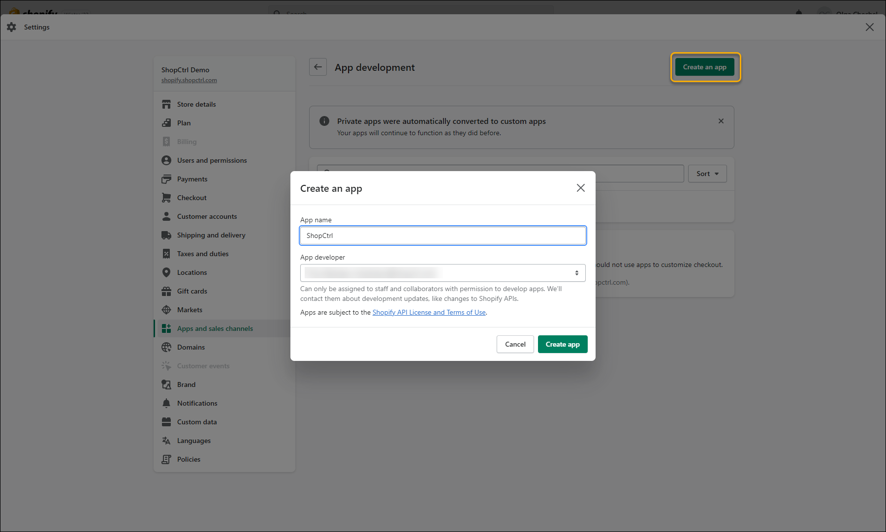 shopify-admin-create-a-custom-app