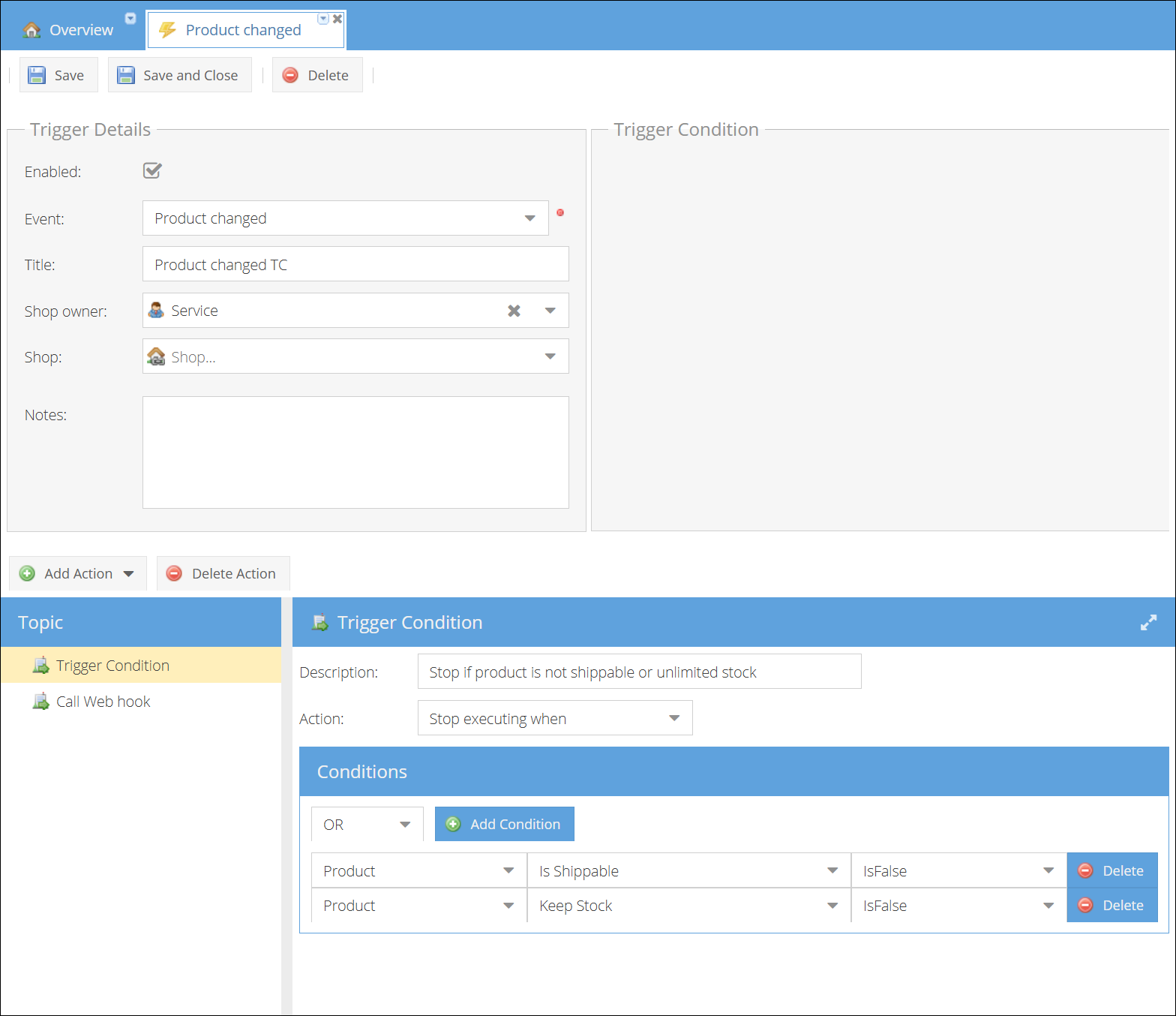trigger-condition-product